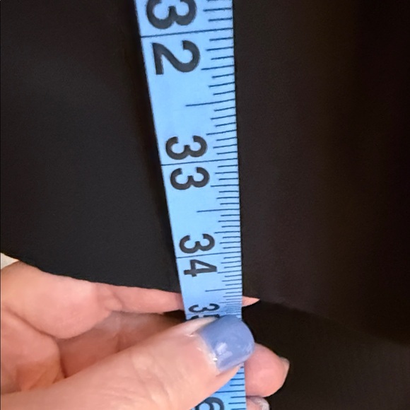 Betsey Johnson Black Trench Coat with cream trim. - Picture 12 of 16